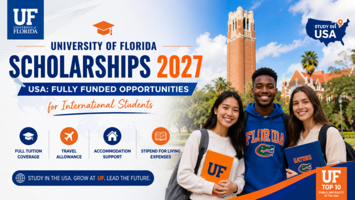 University of Florida Scholarships 2027 in USA: Fully Funded Opportunities for International Students