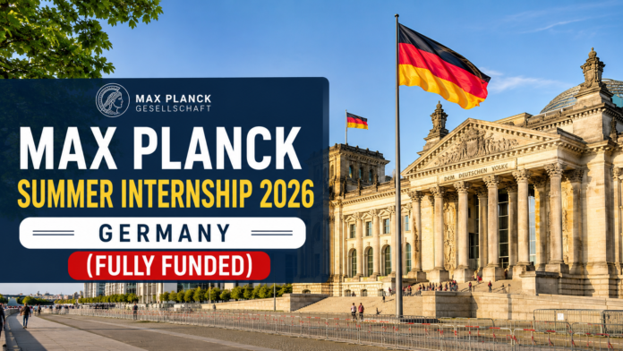 Max Planck Summer Internship 2026 in Germany (Fully Funded) for International Students – Apply Now