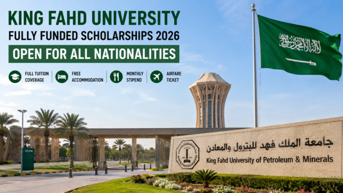 King Fahd University (KFUPM) Fully Funded Scholarships 2026 Open for All Nationalities