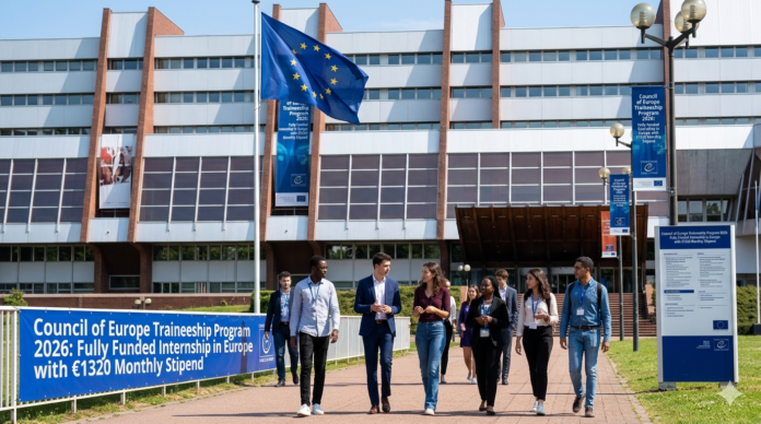 Council of Europe Traineeship Program 2026: Fully Funded Internship in Europe with €1320 Monthly Stipend