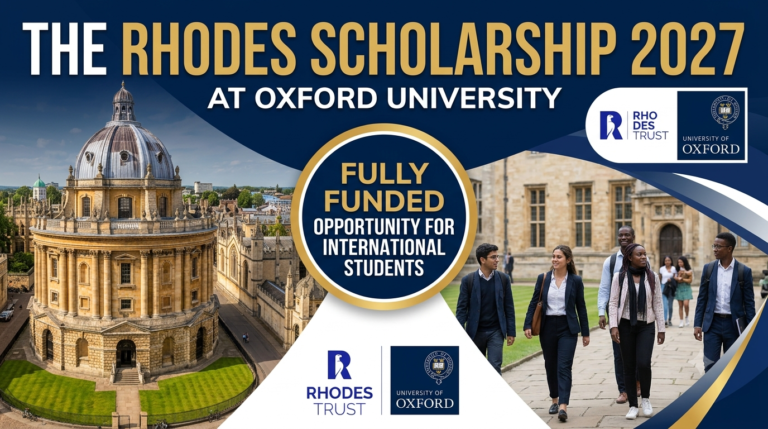Rhodes Scholarship 2027 at Oxford University: Fully Funded Opportunity for International Students