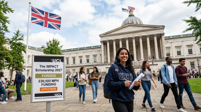 The IMPACT Scholarship 2027 at UCL UK (Funded) | Apply Now for £20,500 MPH Funding
