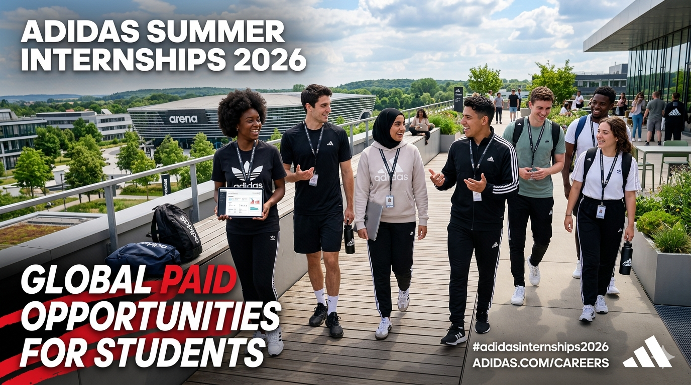 Adidas Summer Internships 2026: Global Paid Opportunities for Students