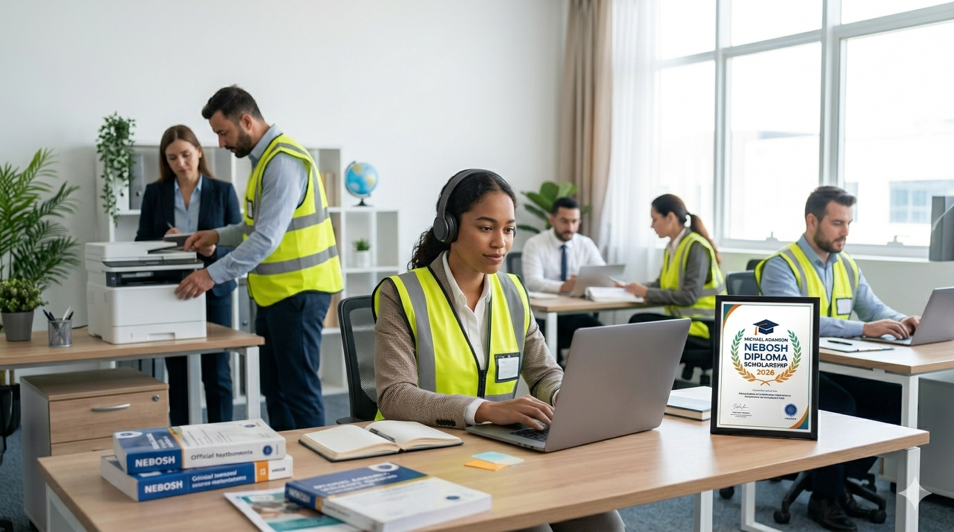 Michael Adamson NEBOSH Diploma Scholarship 2026 (Online) – Fully Funded Opportunity Now Open Michael Adamson NEBOSH Diploma Scholarship 2026 (Online) – Fully Funded Opportunity Now Open
