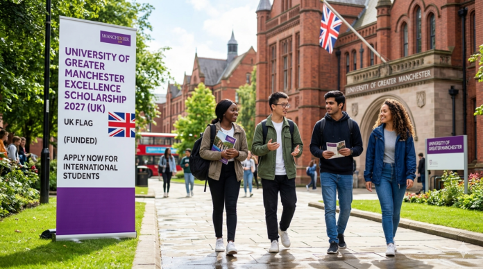 University of Greater Manchester Excellence Scholarship 2027 in UK (Funded) – Apply Now for International Students