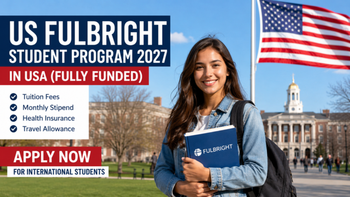 US Fulbright Student Program 2027 in USA (Fully Funded): Apply Now for International Students