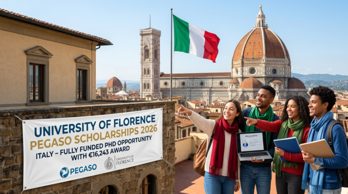 University of Florence PEGASO Scholarships 2026 in Italy – Fully Funded PhD Opportunity with €16,243 Award
