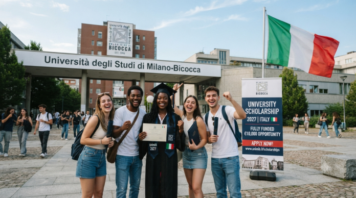 Milano Bicocca University Scholarship 2027 in Italy: Fully Funded €10,000 Opportunity (Apply Now)