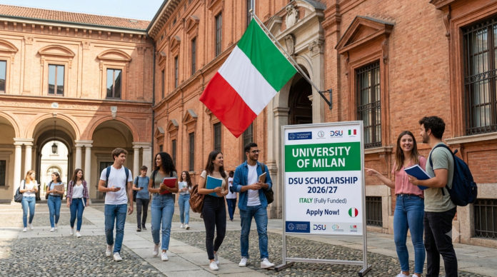 University of Milan DSU Scholarship 2026/27 in Italy (Fully Funded) | Requirements, Benefits & Application Process