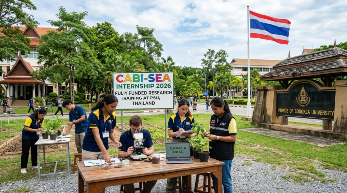 CABI-SEA Internship 2026 in Thailand Offers Fully Funded Research Training at PSU