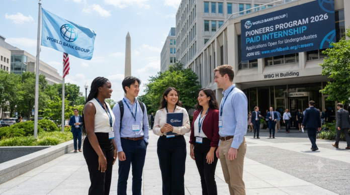 World Bank Group (WBG) Pioneers Program 2026 – Fully Paid Internship for Undergraduate, Master's & PhD Students