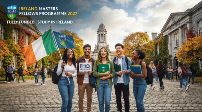 Ireland Masters Fellows Programme 2027 (Fully Funded) – Study in Ireland Without Tuition Fees
