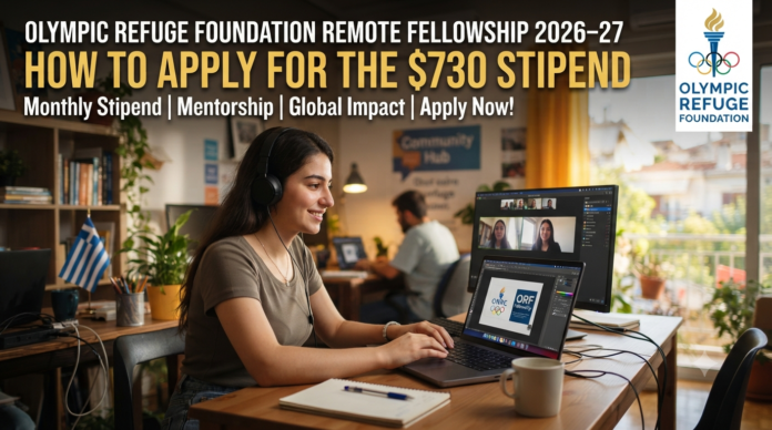 Olympic Refuge Foundation Remote Fellowship 2026–27: How to Apply for the $730 Stipend