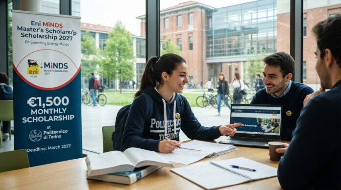 Eni MiNDS Master’s Scholarship 2027: €1,500 Monthly Scholarship at Politecnico di Torino