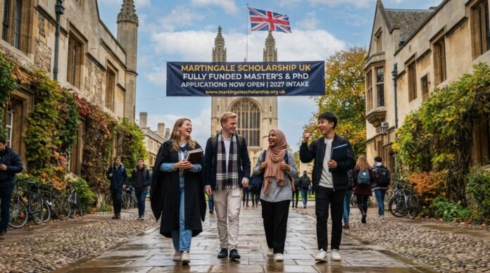 2027 Martingale Scholarship UK: Fully Funded Master’s & PhD Applications Now Open